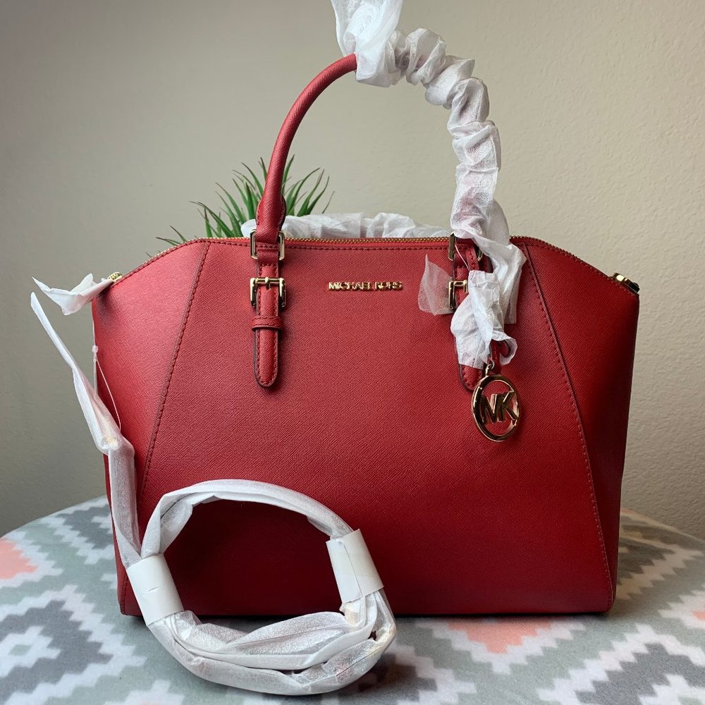 Michael Kors Large Top Zip Satchel